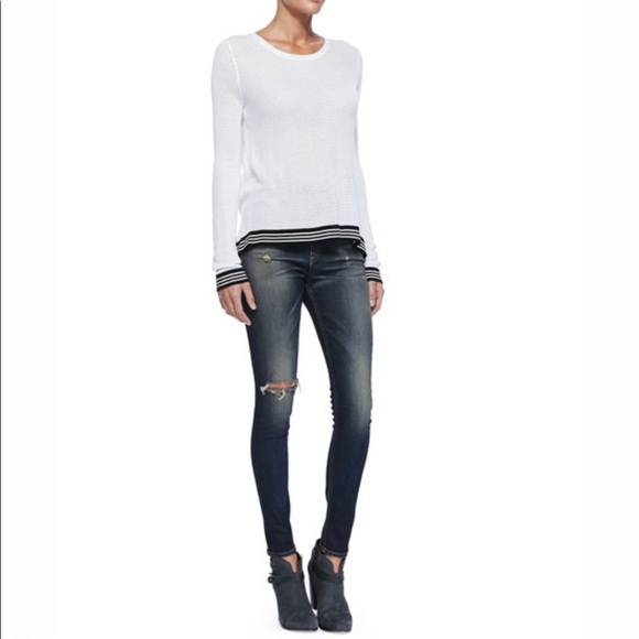 rag & bone Justine High-Rise Skinny Jeans, Mateos - Picture 2 of 13